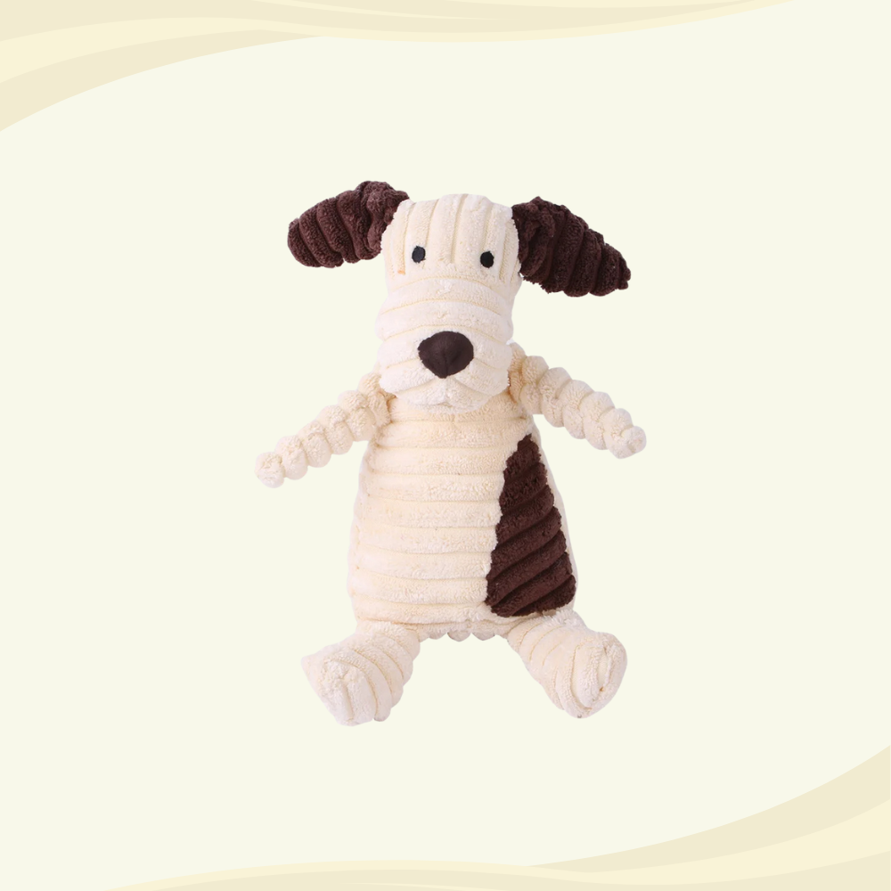 Squeaking Plush Dog Toys